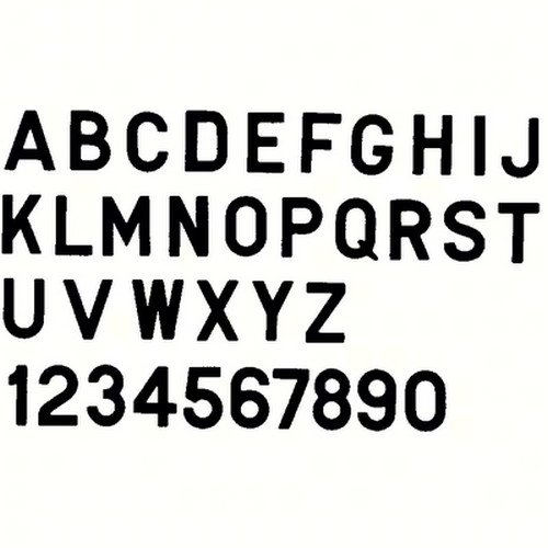 Bernard Engraving PS30BY - 3 Inch Black Letter Stickers for DIY Crafts, Home Decor & Personalized Gifts - Self-Adhesive Vinyl Decals for Walls, Windows & Scrapbooking