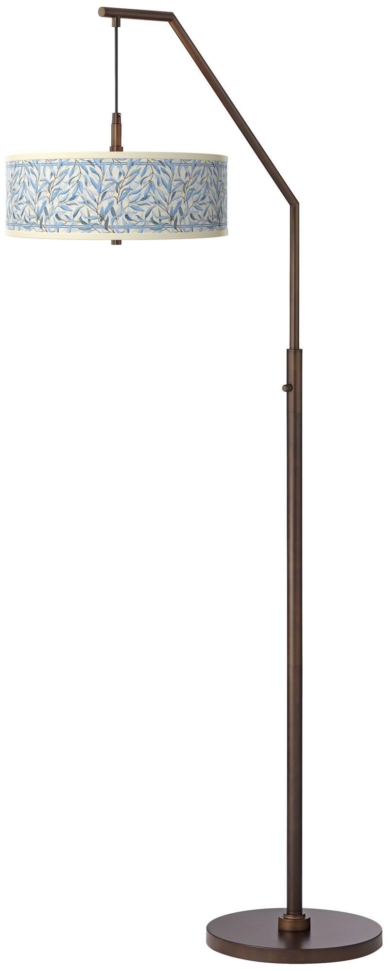 Amity Bronze Downbridge Arc Floor Lamp - Modern Adjustable Standing Light for Living Room, Bedroom & Office - Perfect for Reading, Working & Ambient Lighting