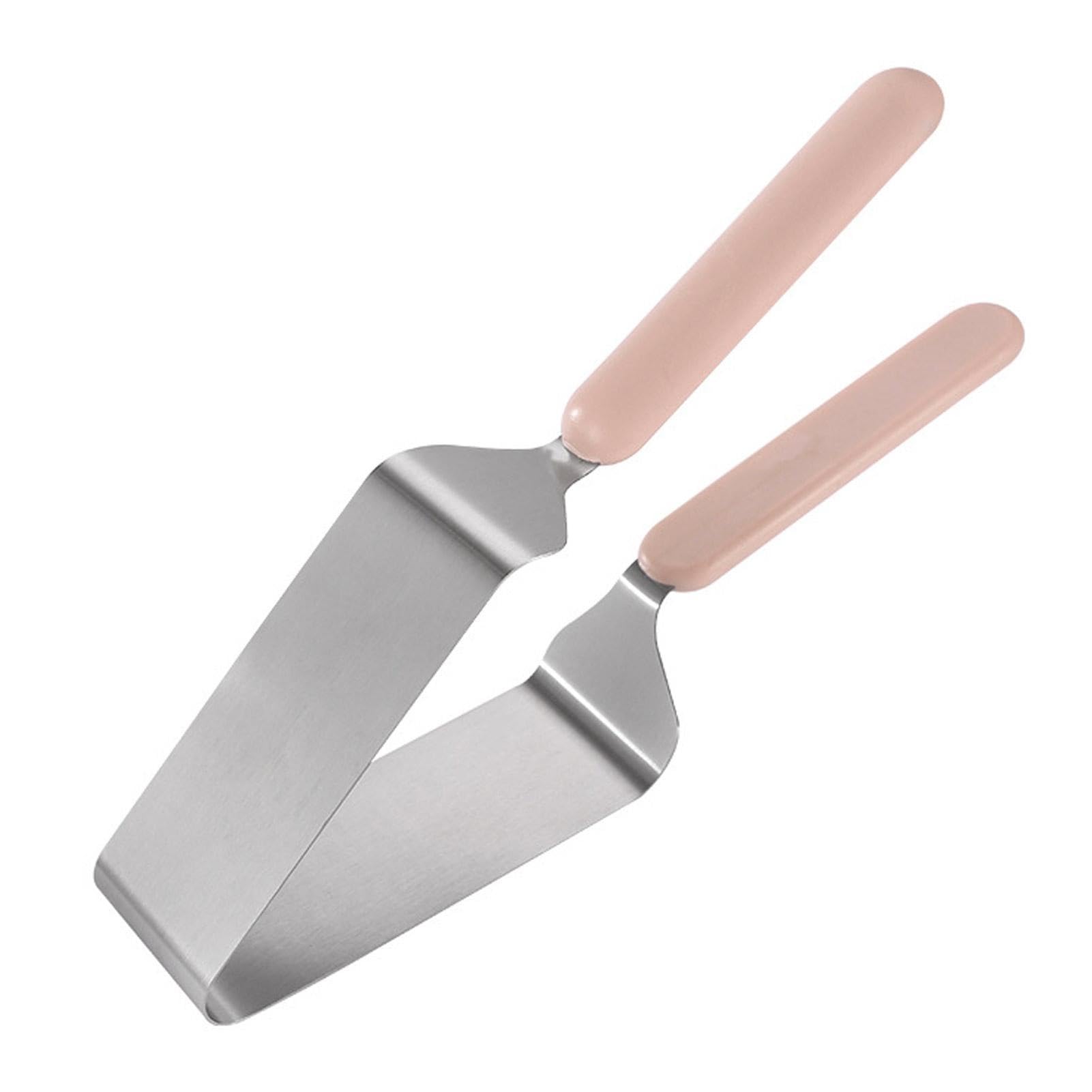 DUDOK 1/2 Pcs Stainless Steel Cake Slicer - 27x5cm Adjustable Pie Cutter & Cake Spatula with Double Ergonomic Handle | Durable Cake Knife for Birthday Parties, Wedding Cakes, Pastries & Desserts | Perfect for Professional Bakers & Home Baking Enthusiasts