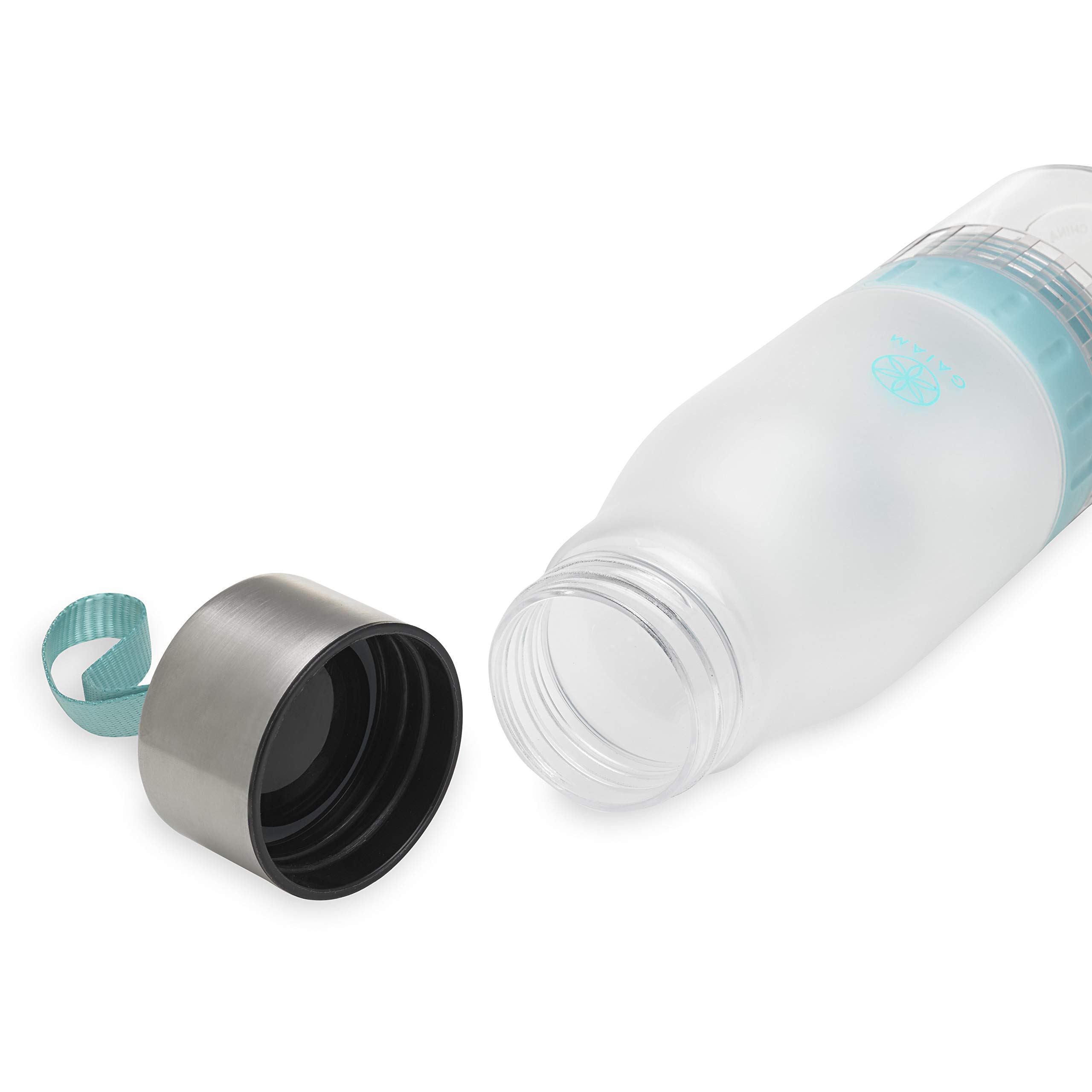 Gaiam BPA Free Fruit Infuser Water Bottle - Non-Toxic Leak Proof Sports Bottle for Gym, Yoga & Outdoor Activities