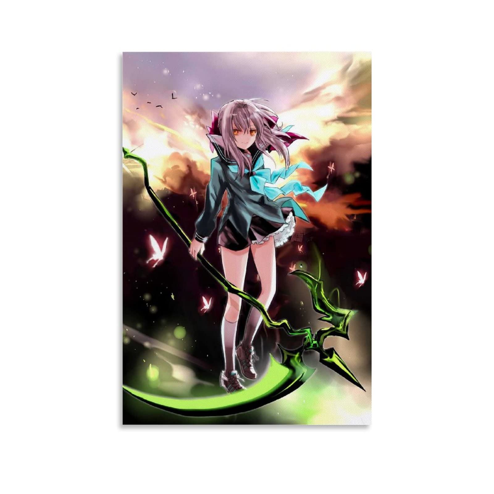ZGDL Seraph of The End Anime Poster - Cute Anime Girl Hiiragi Shinoa Wall Art - 24x36 Inch (60x90cm) Canvas Painting for Living Room & Bedroom Decor - Perfect for Anime Fans, Gift Ideas, and Home Aesthetic