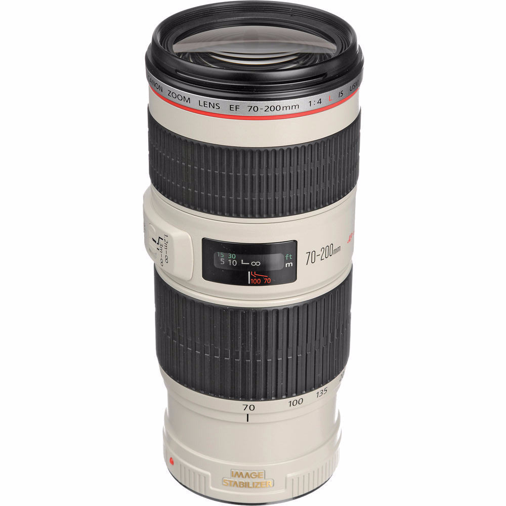 Canon EF 70-200mm f/4L IS USM Telephoto Zoom Lens for Portrait, Sports & Wildlife Photography - Professional DSLR Camera Lens with Image Stabilization