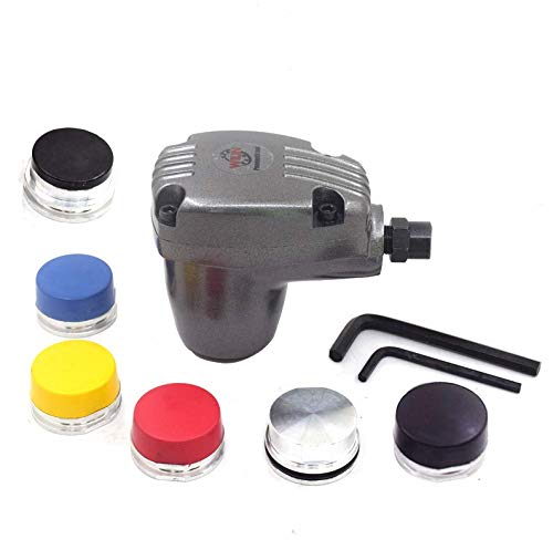 Pneumatic Automatic Air Hammer Scaler - Handheld Air Chipping Hammer Tool with 5 Tips for Pressure Rubber & Car Tire Repair | Ideal for Automotive Maintenance, Metal Descaling & Industrial Cleaning