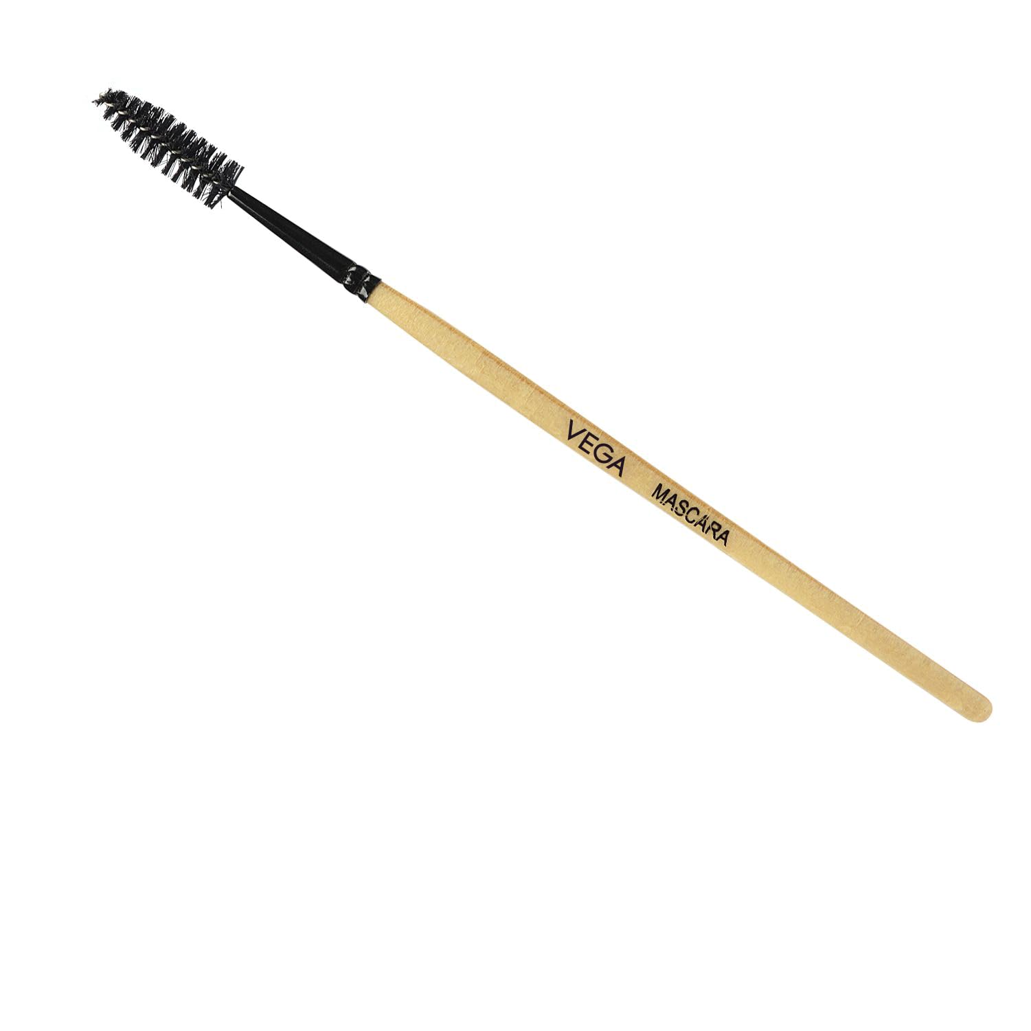 VEGA Mascara Brush - Waterproof & Smudge-Proof Brown Eyelash Brush for Natural Volume & Length - Perfect for Daily Makeup, Party & Special Occasions