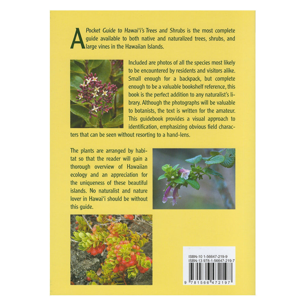 Hawaii Trees and Shrubs Identification Guide - Pocket Field Book for Hiking, Camping & Nature Exploration