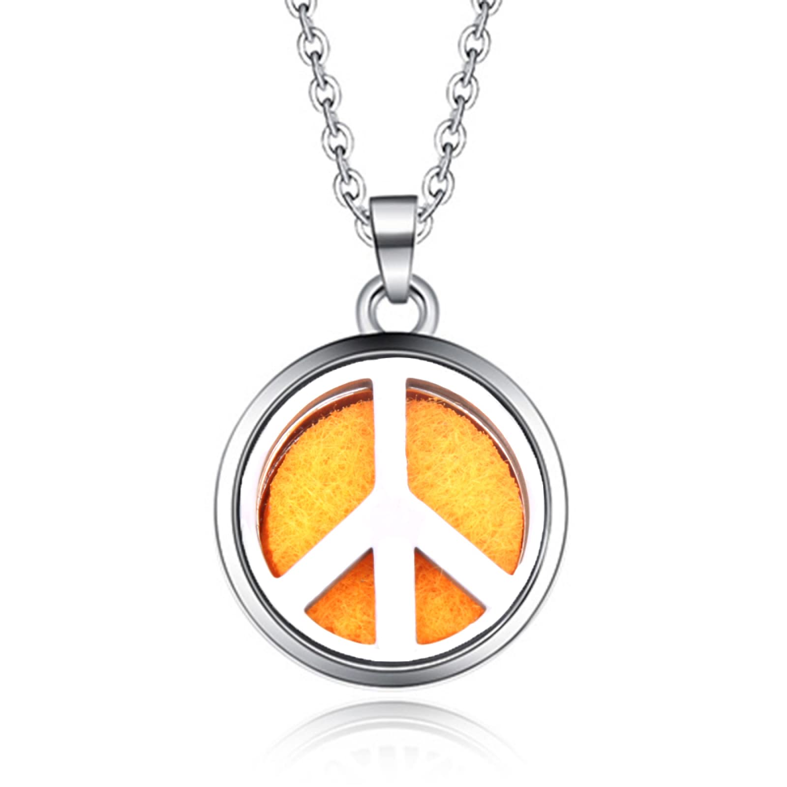 Dolphin Shaped Aroma Necklace - Magnetic Stainless Steel Essential Oil Diffuser Locket Pendant Jewelry for Aromatherapy & Perfume | Perfect for Stress Relief, Yoga, Meditation & Daily Wear (NE130)