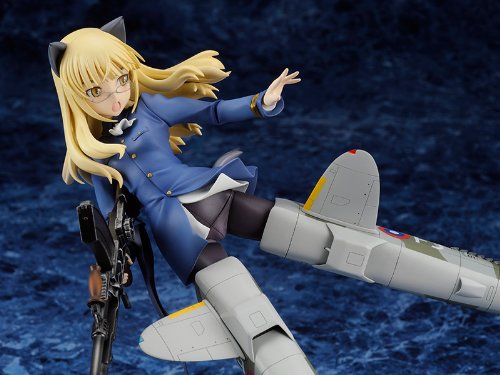 Strike Witches Perrine Clostermann 1/8 Scale PVC Anime Figure - Collectible Character Model for Display, Gift, and Anime Fans