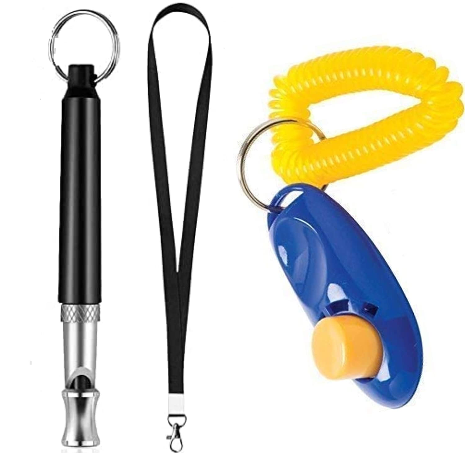Emily Pets Dog Clickers with Wrist Bands - Colorful & Effective Training Tools for Puppies & Cats (Pack of 1 Combo) | Perfect for Obedience Training, Behavior Modification & Positive Reinforcement at Home or Outdoors