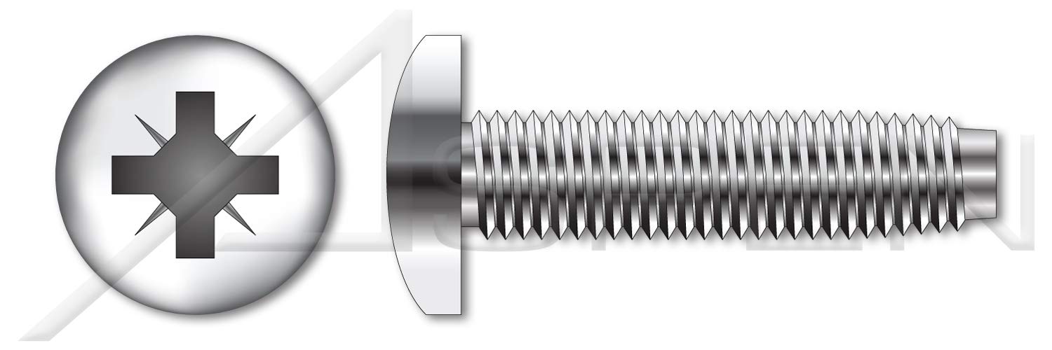 500 Pcs M6-1.0 x 25mm DIN 7500 CE Metric Thread Rolling Screws - A2 Stainless Steel Pan Pozidriv Drive - Ideal for Automotive, Machinery & DIY Projects