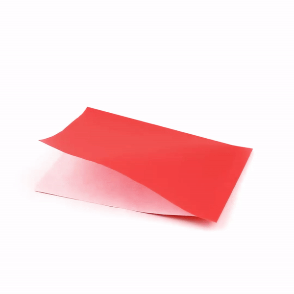 Red Greaseproof Paper Bags - Small Double Open Food Bags (6.25