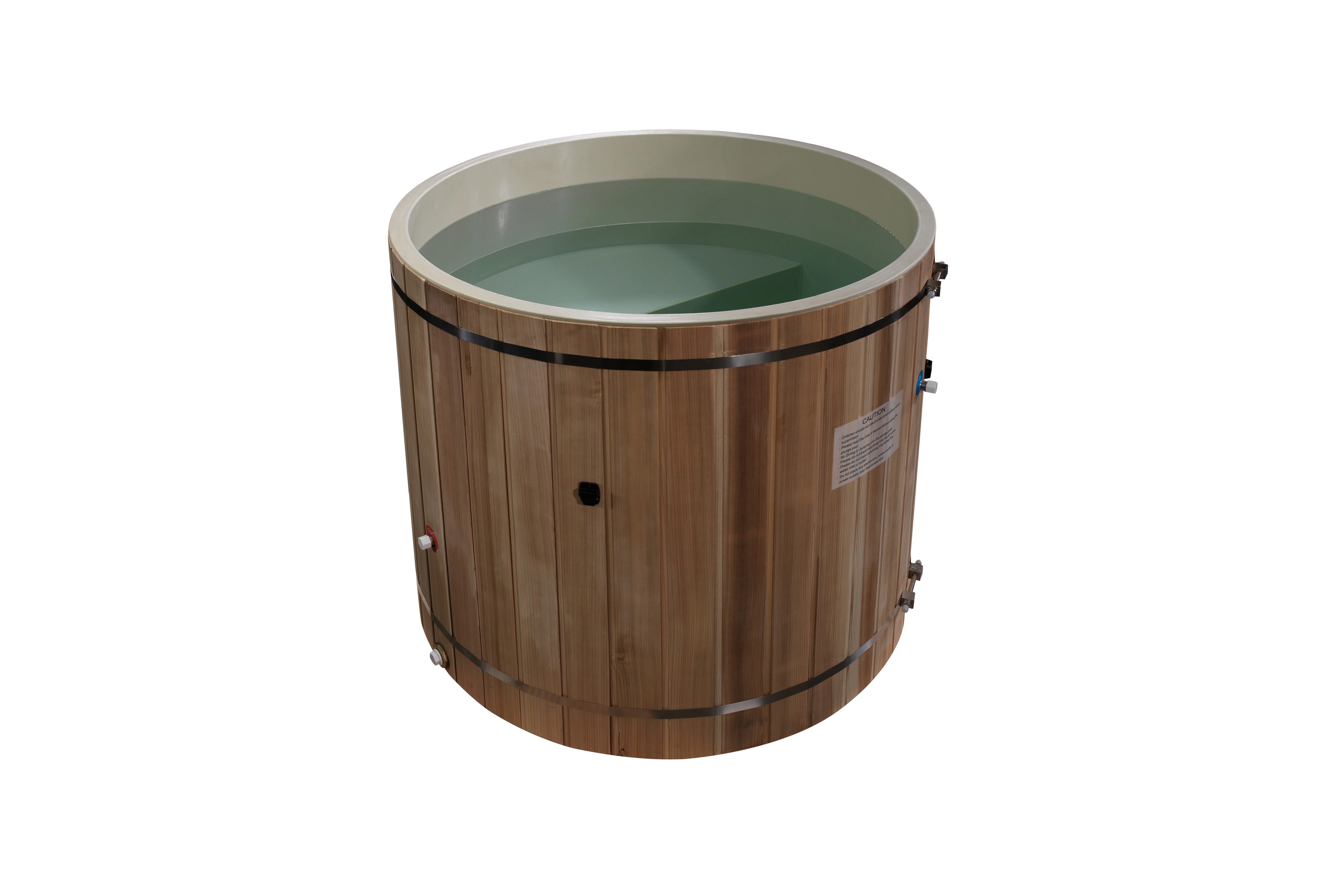 Premium Cold Plunge Barrel - Pacific Cedar Wood Ice Bath Tub for Athletes & Recovery - Perfect for Post-Workout, Muscle Recovery & Hydrotherapy at Home