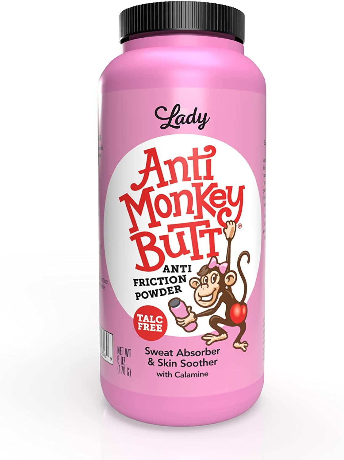Anti Monkey Butt Powder - Talc-Free Body Powder for Men & Women - Prevents Chafing & Sweat - Ideal for Gym, Sports & Outdoor Activities