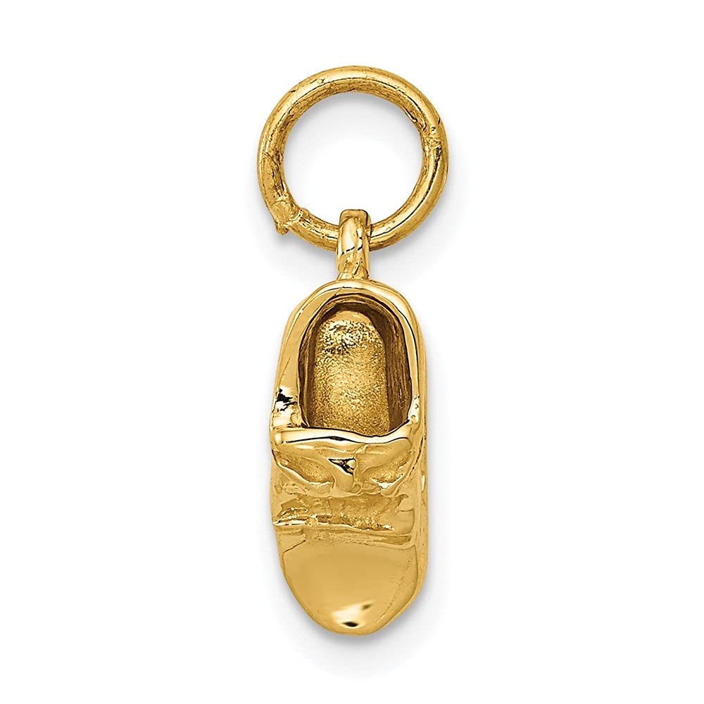 14K Yellow Gold Single Shoe Pendant Necklace for Women - Auriga Fine Jewelry | Elegant Gift for Birthday, Anniversary & Special Occasions