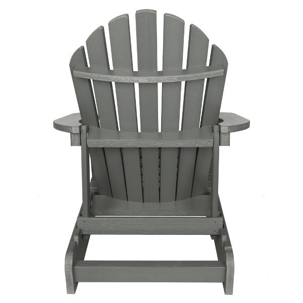 Hamilton Outdoor Folding & Reclining Adirondack Chair - Portable Patio Lounge Chair for Backyard, Poolside & Beach - Weather-Resistant Comfort for Relaxing Outdoors