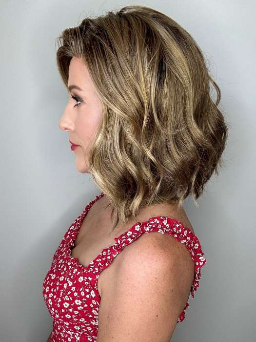 Charlotte | Synthetic Lace Front Wig with Mono Part - Natural Looking Human Hair Replacement for Women | Perfect for Cosplay, Daily Wear & Special Occasions