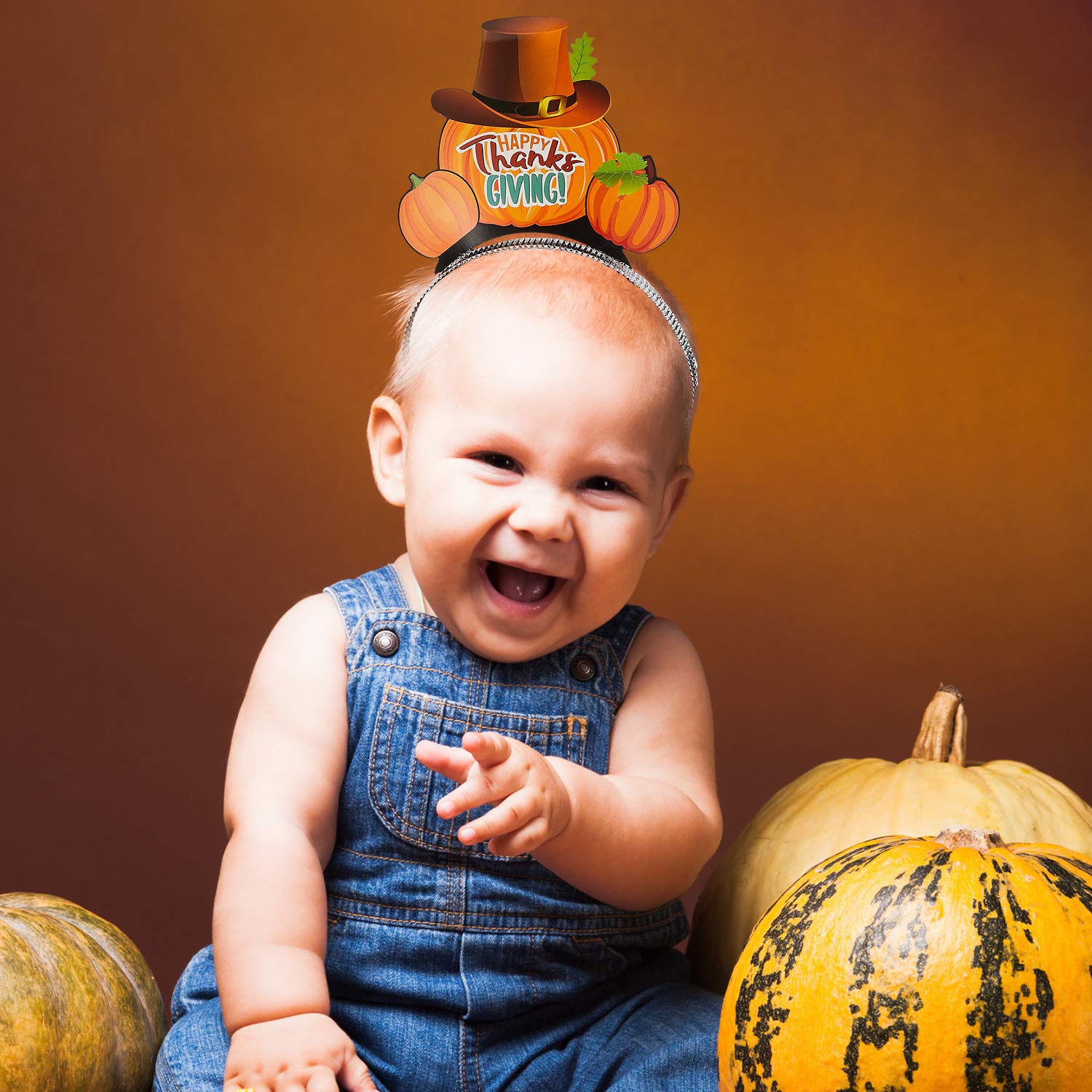 12 Pack Thanksgiving Turkey Headbands - Fun Holiday Party Favors for Thanksgiving, Birthday & Themed Events - Perfect for Festive Decorations & Costume Accessories