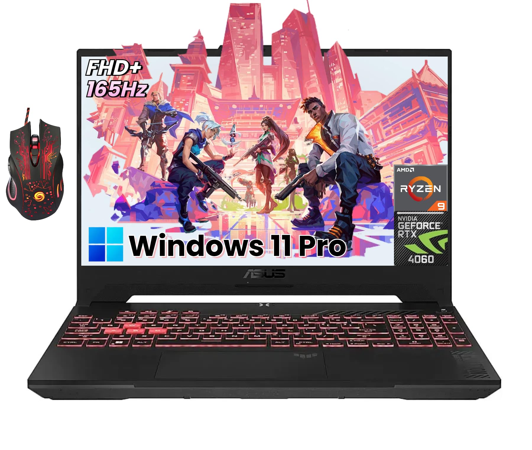 ASUS TUF A16 Gaming Laptop - Ryzen 9, RTX 4060, 16