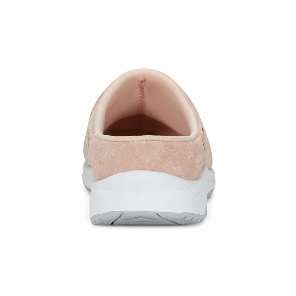 Easy Spirit Women's Travelp189 Pink Walking Shoes - Comfortable Slip-On Sneakers for Travel, Work & Everyday Wear | Lightweight & Supportive Footwear for Walking, Commuting & Casual Outfits
