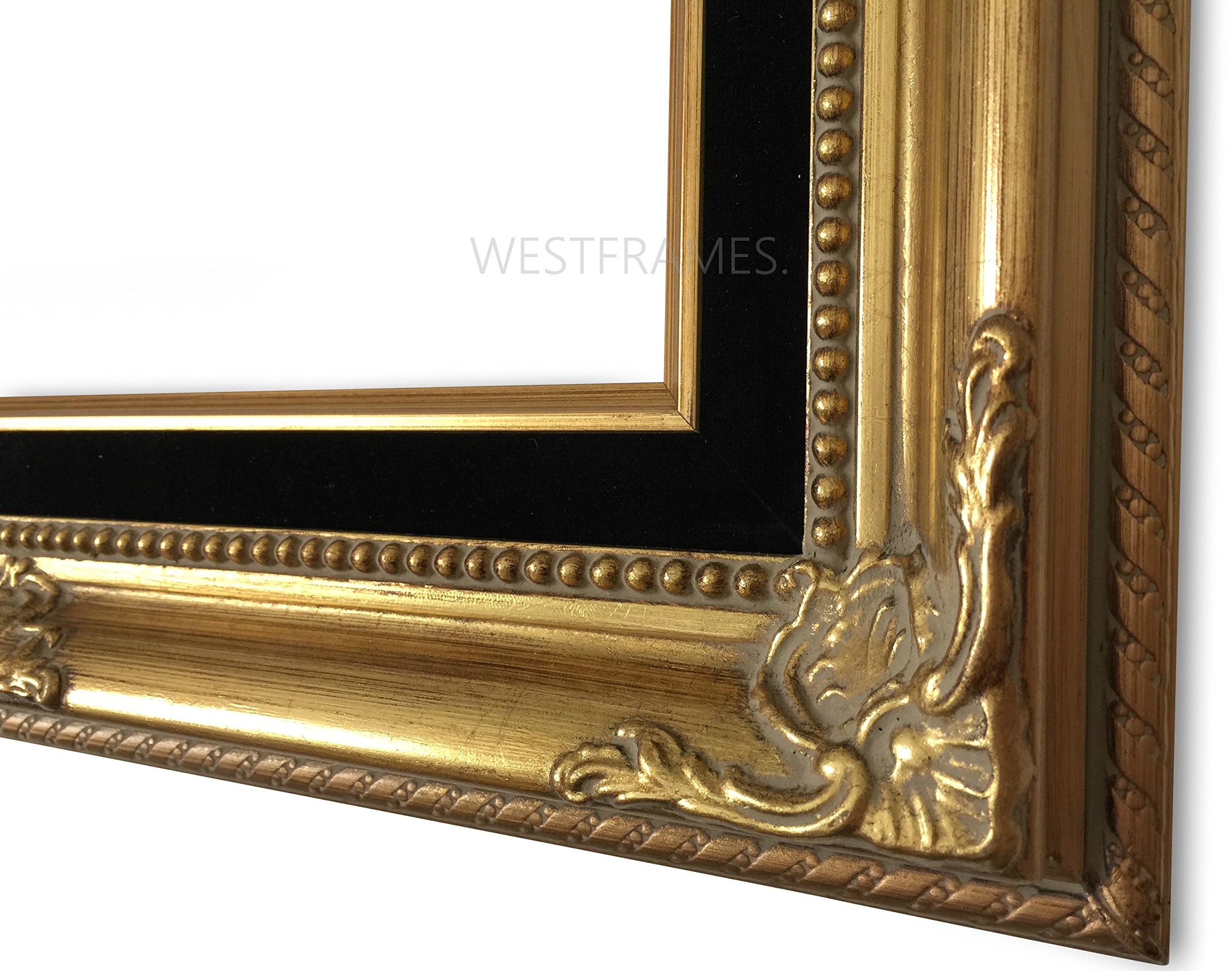 Estelle Antique Wood Baroque Picture Frame 3
