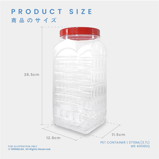 36-Pack PET Plastic Containers with Lids (08 4008) - Food Storage, Meal Prep & Organization - Airtight MS4008SQ 36 Set for Kitchen, Pantry & Office Use