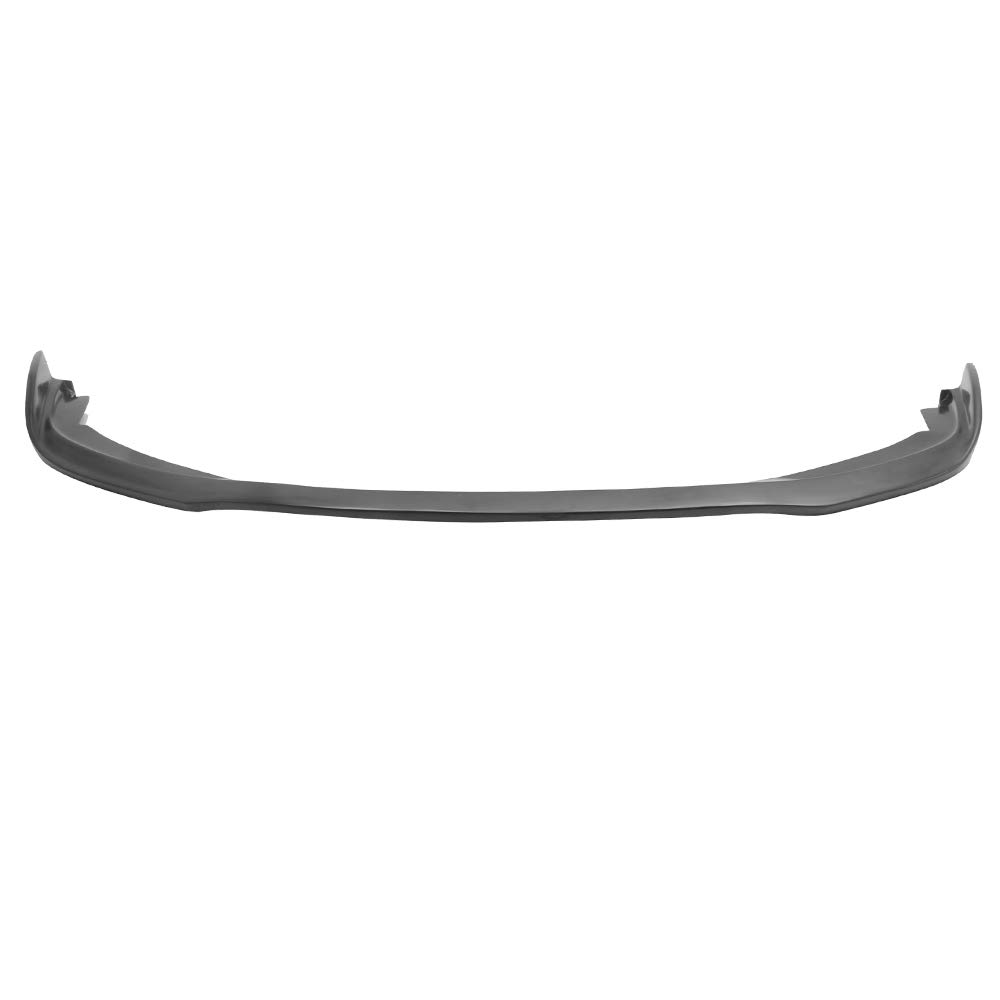 IKON MOTORSPORTS CS2 Style Black PU Front Bumper Lip Spoiler for 2012 Honda Civic - Under Chin Finisher Add-On for Enhanced Sporty Look & Aerodynamics | Perfect for Car Enthusiasts & Street Racing Style Upgrades