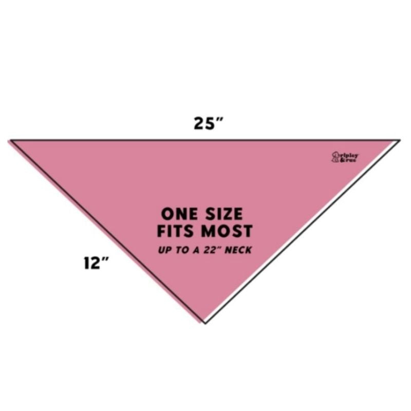 Ripley and Rue Stylish Dog Bandana for Pets - Trendy & Comfortable Pet Accessory for Walks, Photos & Special Occasions