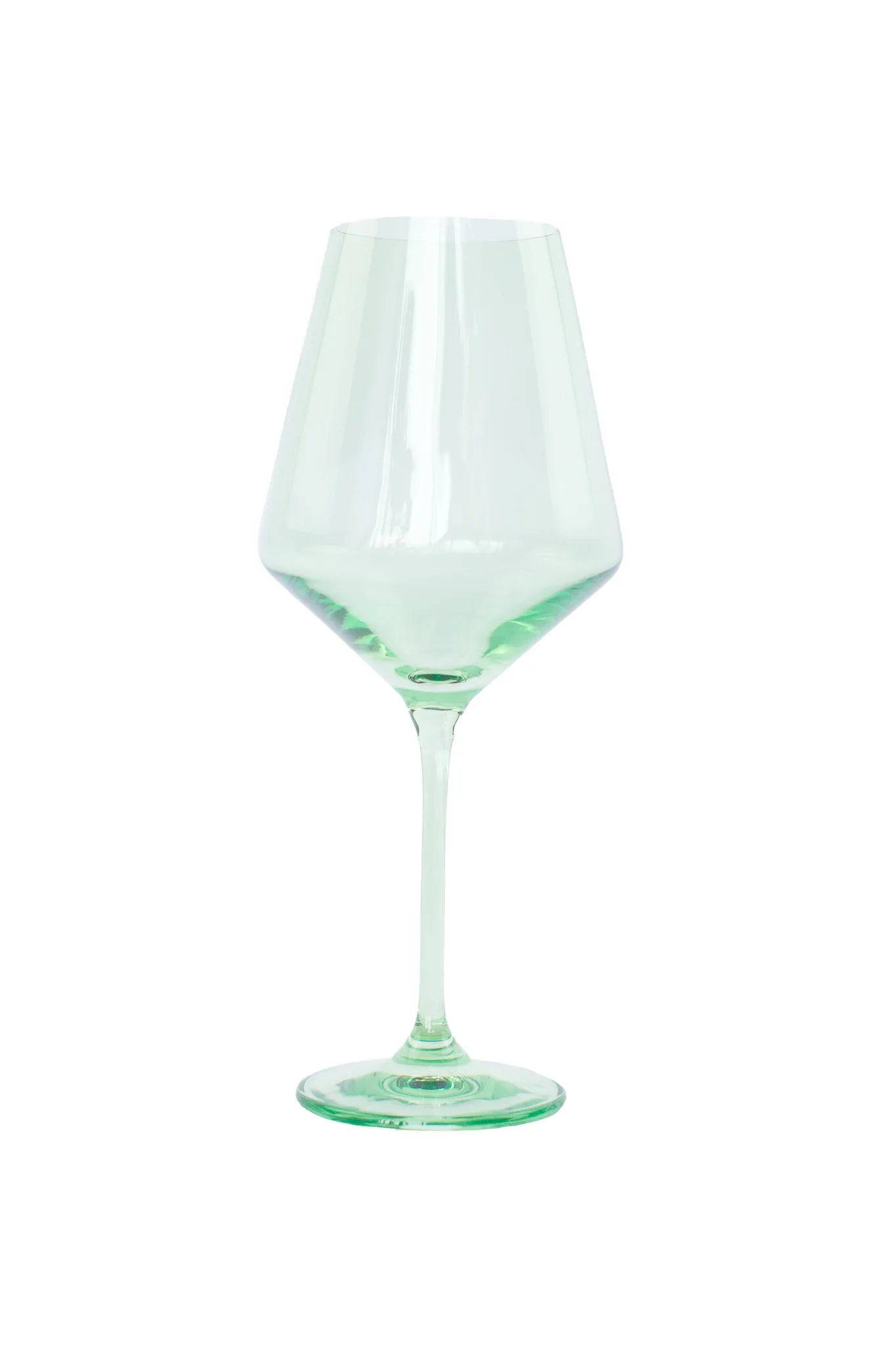 Elegant Estelle Colored Glass Wine Glasses Set of 2 - Perfect for Dinner Parties, Romantic Dates & Home Entertaining