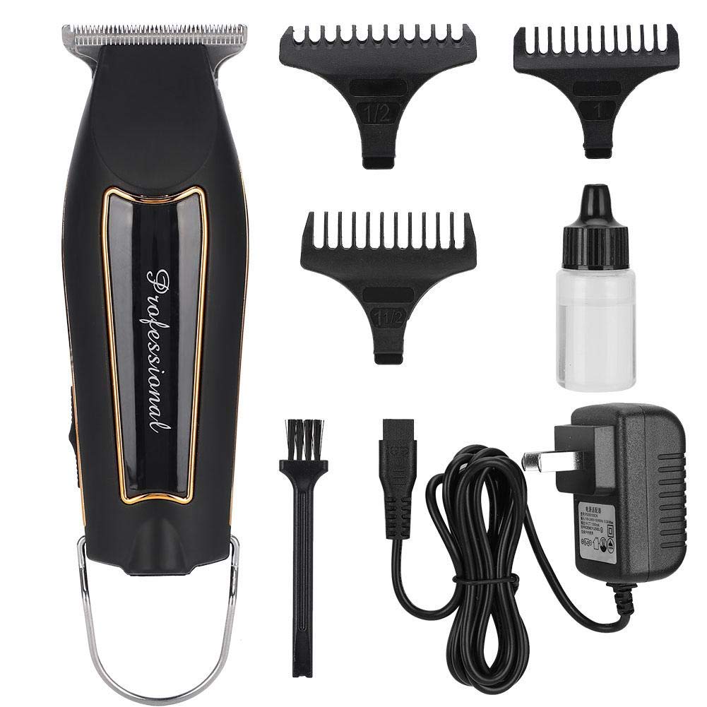 Professional Electric Hair Clipper for Women & Men - Cordless Rechargeable Hair Trimmer with Fast Charging, Home Hair Cutting Kit for DIY Styling (Black) | Perfect for Home Use, Barbershops & Travel Grooming