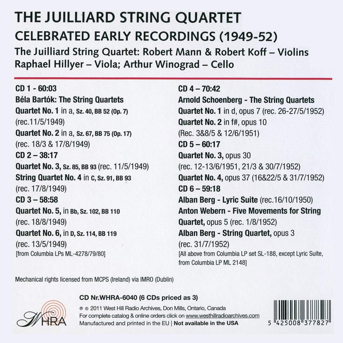 Juilliard String Quartet - Premium Quality String Instruments for Professional Musicians | Perfect for Concerts, Recording Studios & Music Performances
