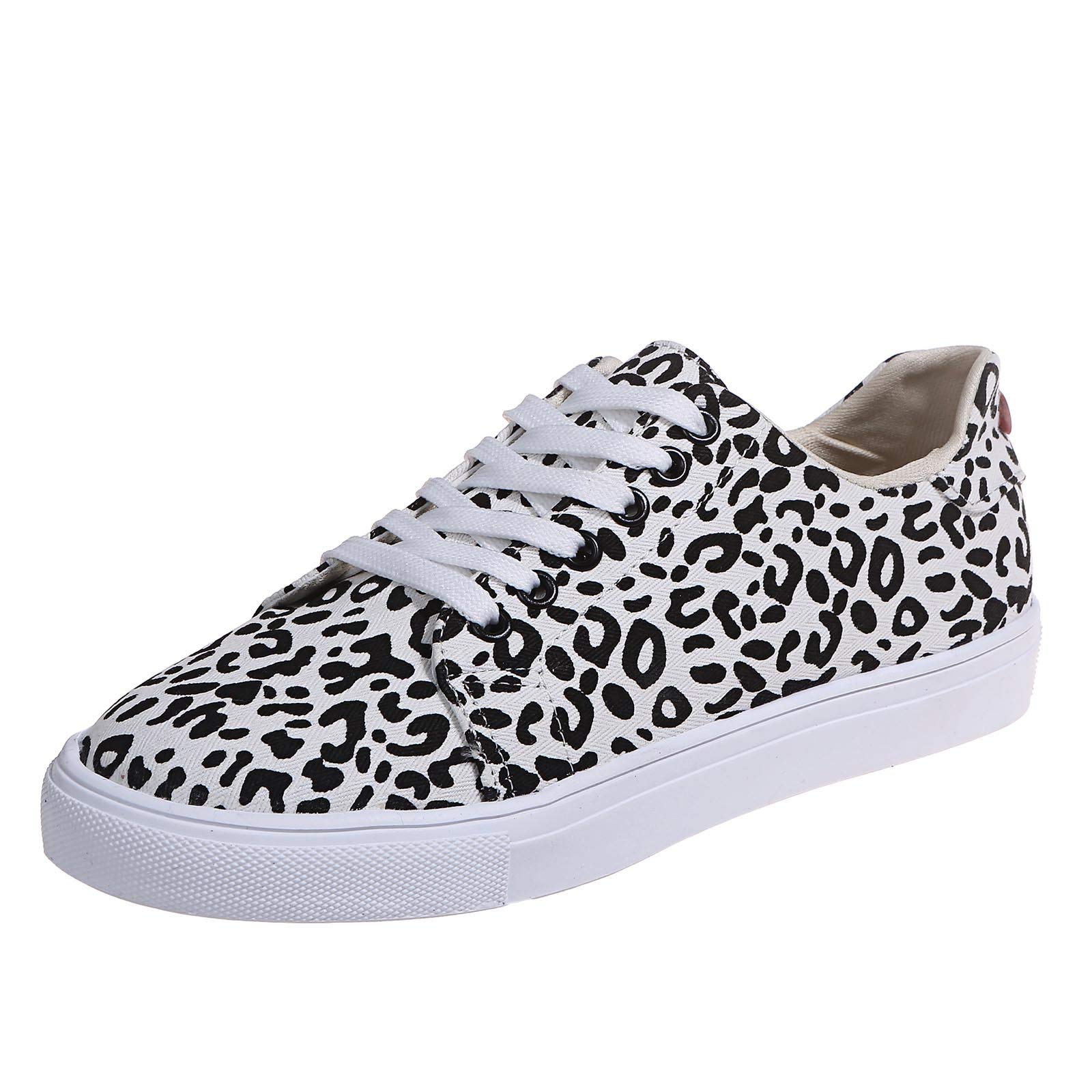 Men's & Women's Casual Canvas Slip-On Shoes - Comfortable Flat Slippers with Leopard Print & Stitching Design (Available in Large Sizes) - Perfect for Home, Lounge, and Outdoor Wear