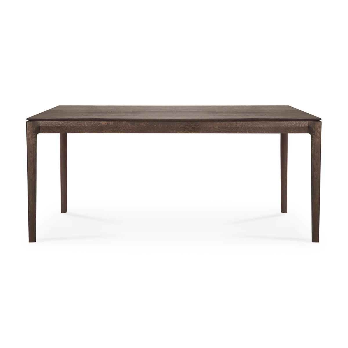 Bok Solid Wood Dining Table - 180cm Brown Oak Finish | Perfect for Family Gatherings & Modern Dining Rooms