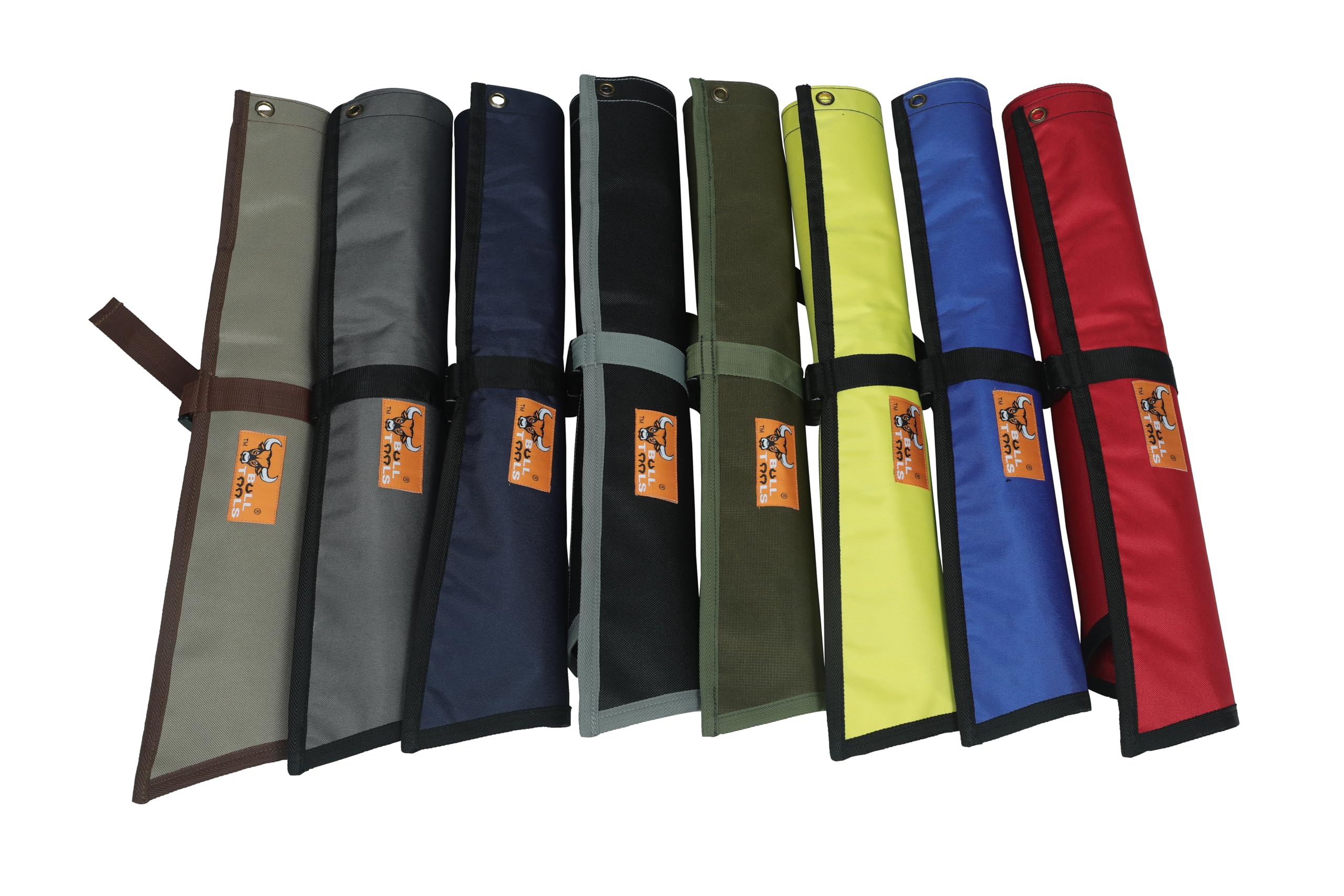 Heavy-Duty Roll-Up Tool Bag - 14 Pocket Wrench Organizer | Waterproof Canvas Pouch for Mechanics & DIYers | Workshop & Job Site Use