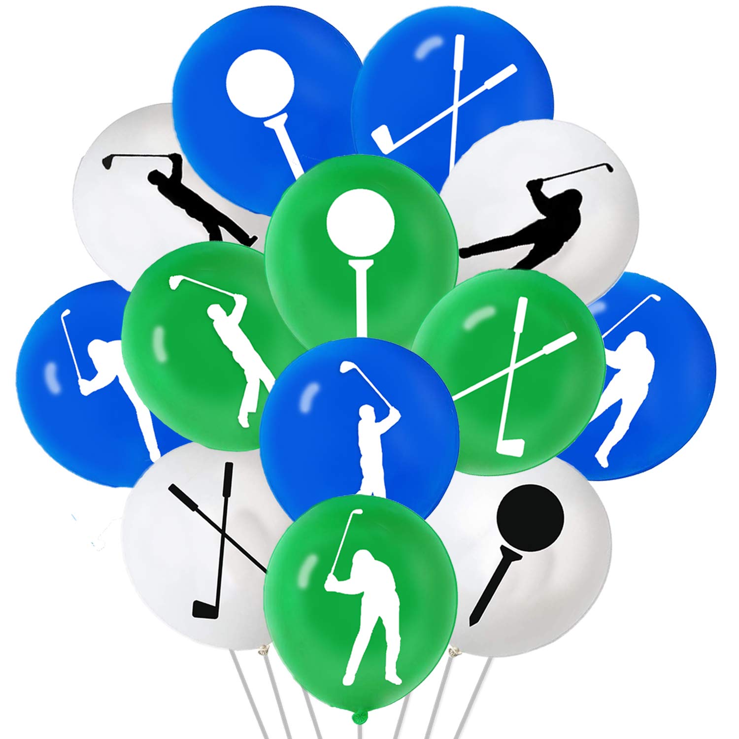 60PCS Golf Latex Balloons - Golf Themed Party Decorations for Baby Showers, Weddings & Birthdays | Perfect for Golf Lovers, Sports Themed Parties & Outdoor Events