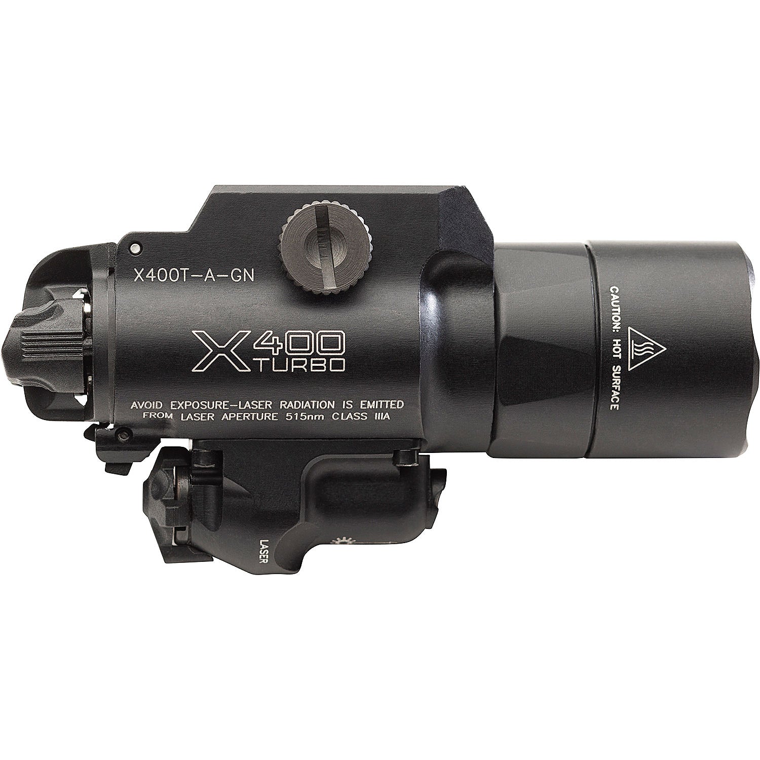 SureFire X400T Tactical WeaponLight - 66,000 Candela LED Flashlight for Pistols & Rifles | Perfect for Home Defense, Law Enforcement & Tactical Operations