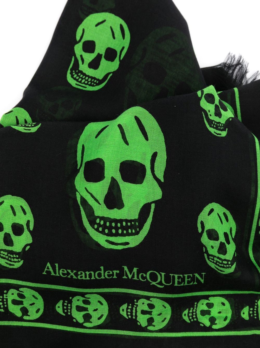 Alexander McQueen Black Scarves - Luxury Fashion Accessory for Women, Perfect for Gifts, Parties & Everyday Elegance