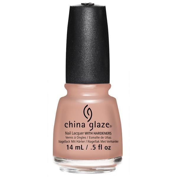 China Glaze Nail Polish - Sorry I'm Latte #83404 (0.5 oz) - Warm Beige Cream Nail Lacquer for Everyday Wear & Professional Manicures