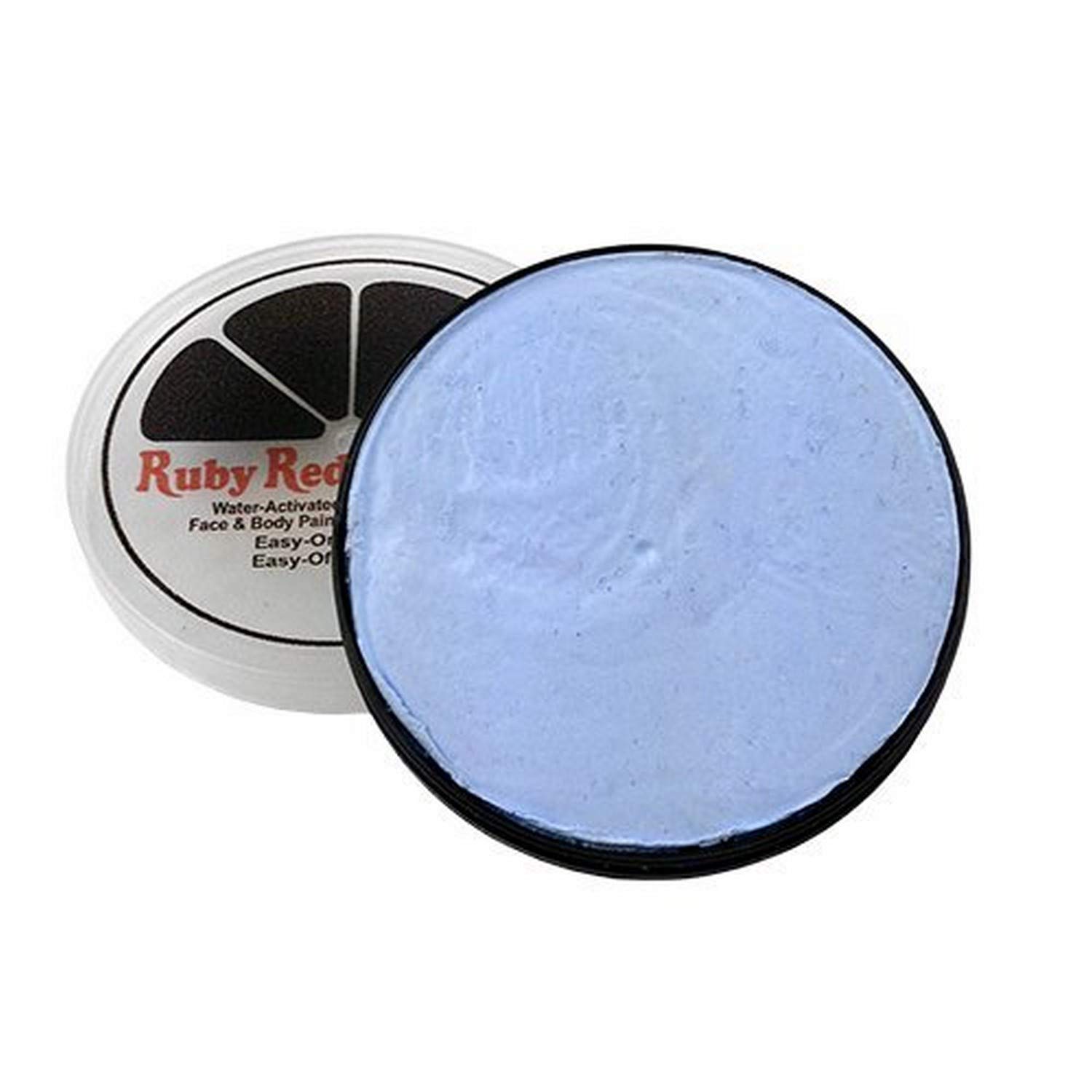 Ruby Red & Pastel Blue Face Paint - 18 ML | Professional Water-Based Makeup for Halloween, Cosplay & Theater | Safe for Kids & Adults