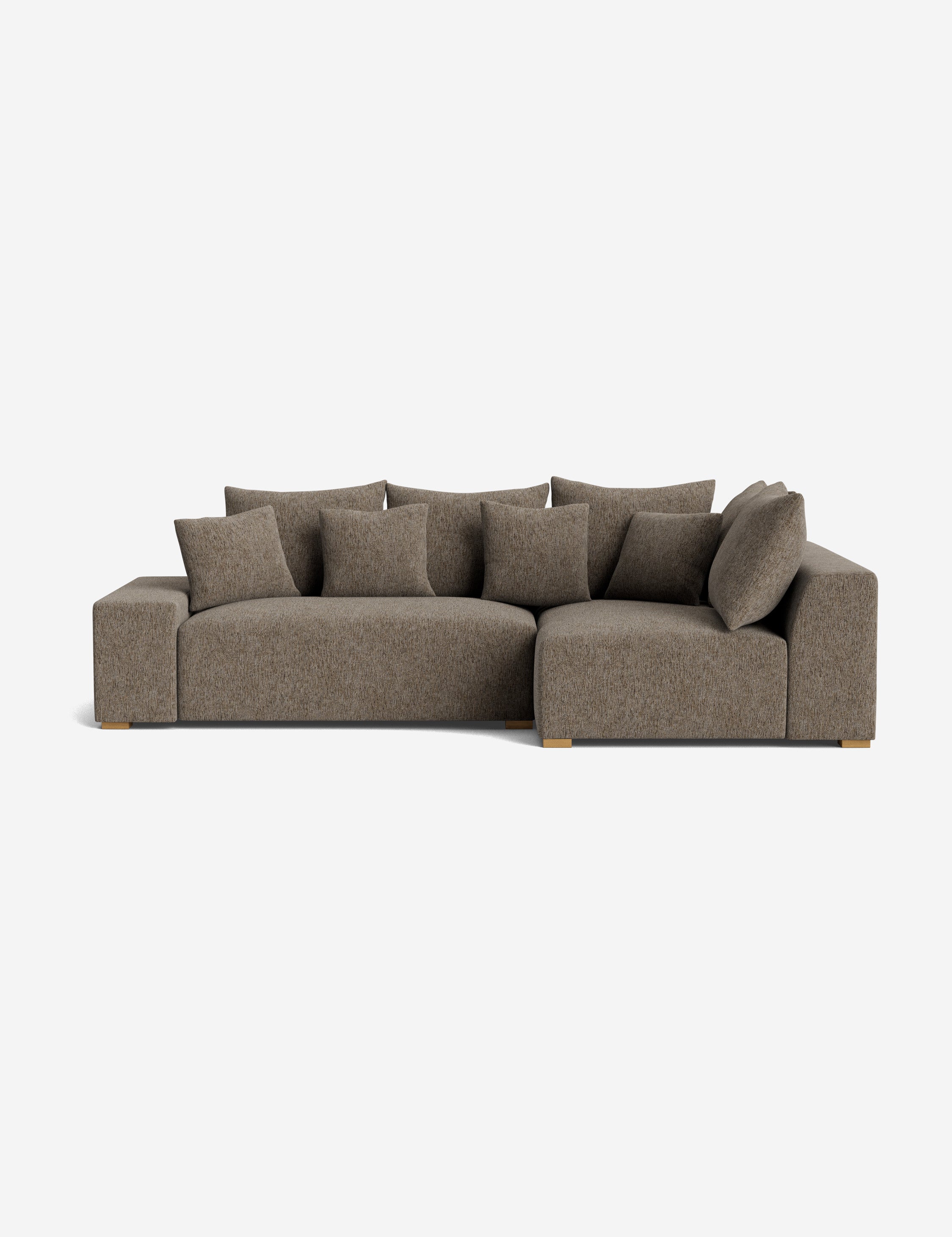 Modern Clayton Sectional Sofa - Comfortable L-Shaped Couch for Living Room, Family Room & Home Theater | Durable Upholstery & Stylish Design