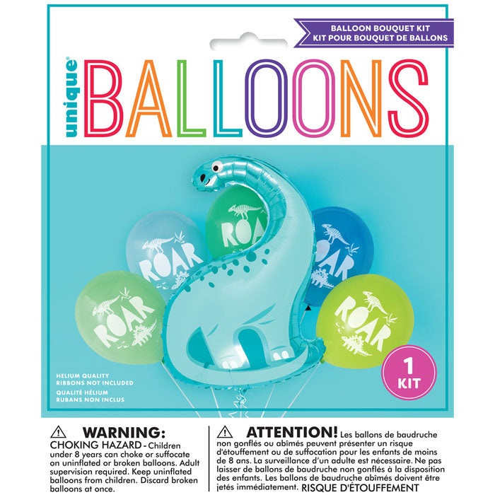 Dinosaur Balloon Kit for Kids - 12 Pack Inflatable Dino Balloons for Birthday Parties, Decorations, and Themed Events | Perfect for Jurassic Decor, Classroom Activities, and Dinosaur Lovers