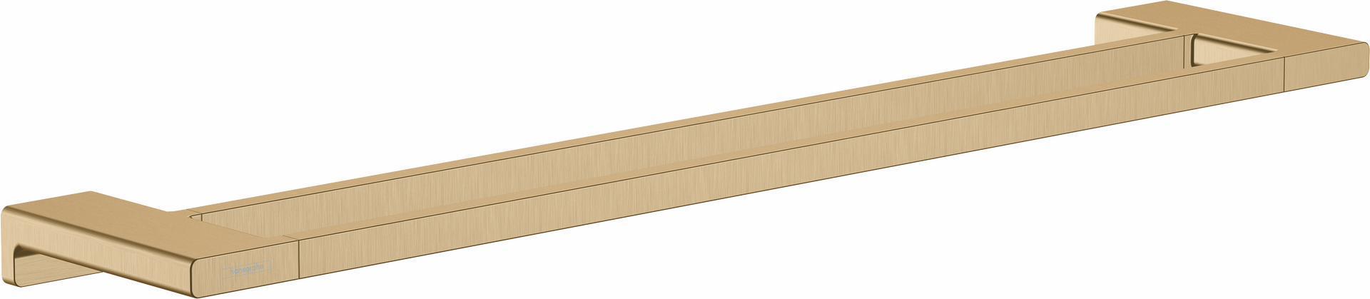 Hansgrohe AddStoris Dual Towel Bar in Brushed Bronze (41743140) - Perfect for Bathroom & Spa Decor, Hotel Style Luxury Towel Rack