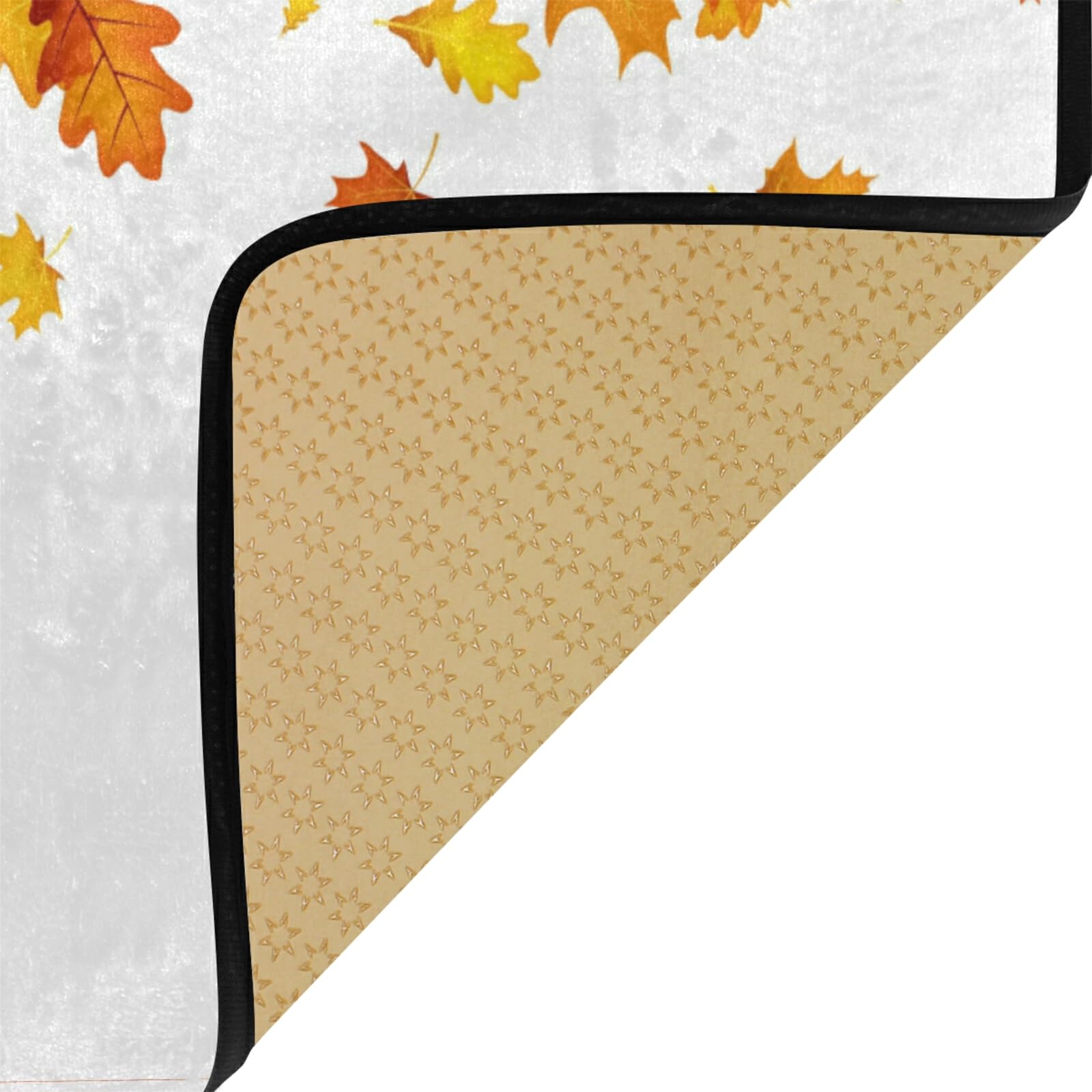 Non-Slip Fall Leaves Kitchen Mat 39x20 Inches - Cushioned Anti-Fatigue Rug for Kitchen, Bedroom & Living Room - Perfect for Cooking, Standing Comfort & Home Decor