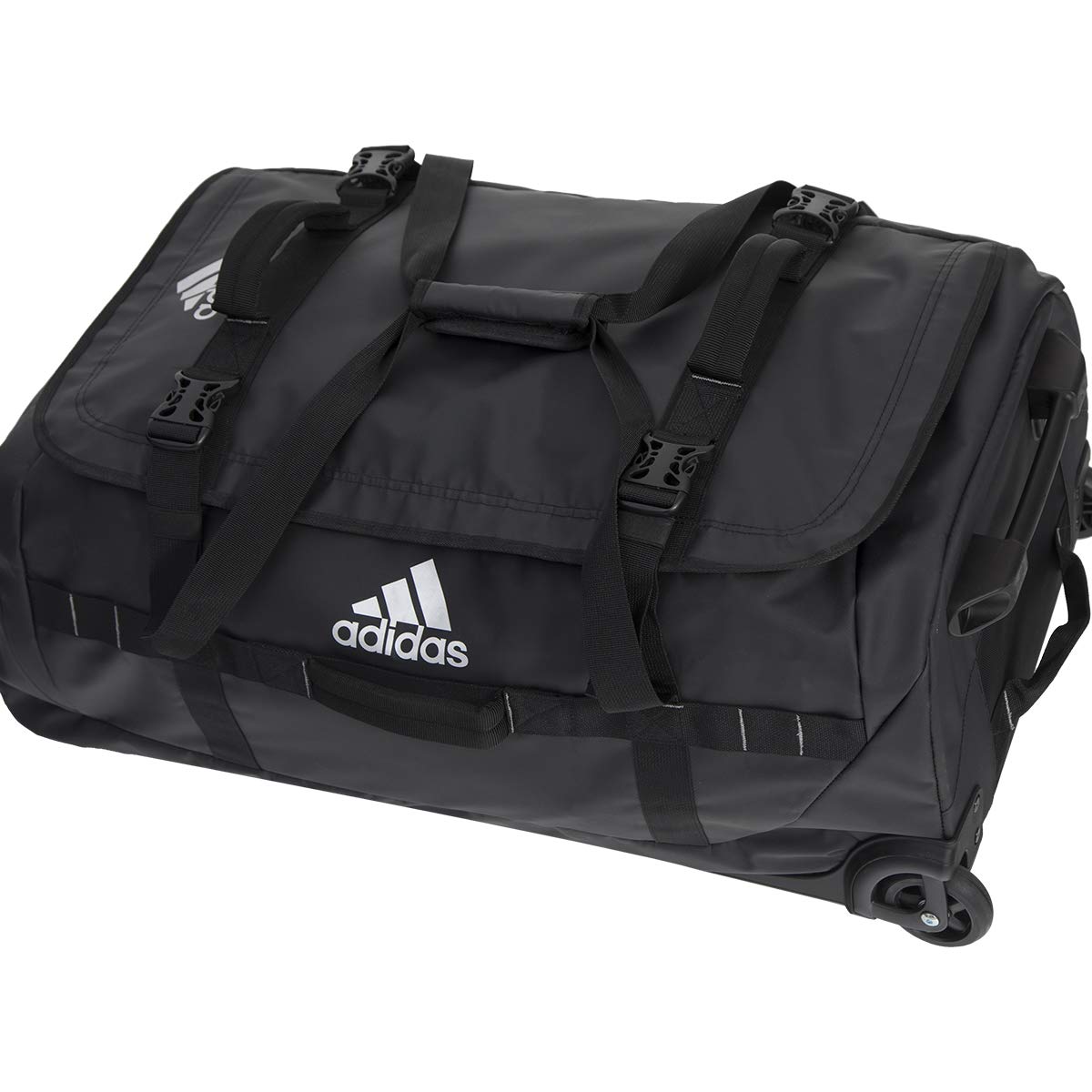 **Adidas 90L Stage Tour Trolley Bag - Unisex Large Travel Luggage for Adults - Black (90L) - Perfect for Air Travel, Road Trips & Touring**