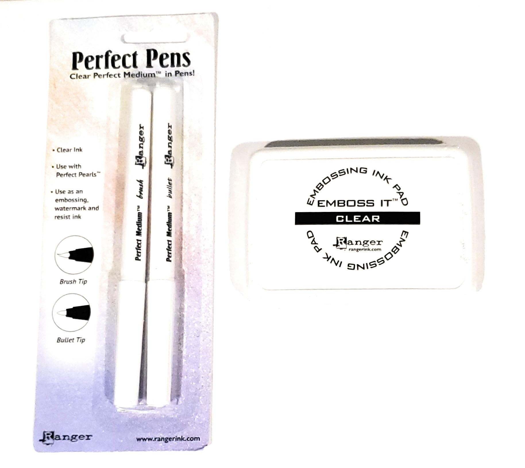 Ranger Heat Embossing Ink Pad and Pen Set - Perfect for DIY Scrapbooking, Card Making & Craft Projects