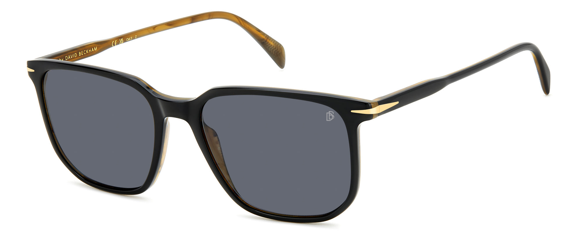 David Beckham DB1141/S Sunglasses - Polarized Aviator Style for Men & Women - Perfect for Driving, Travel & Outdoor Activities