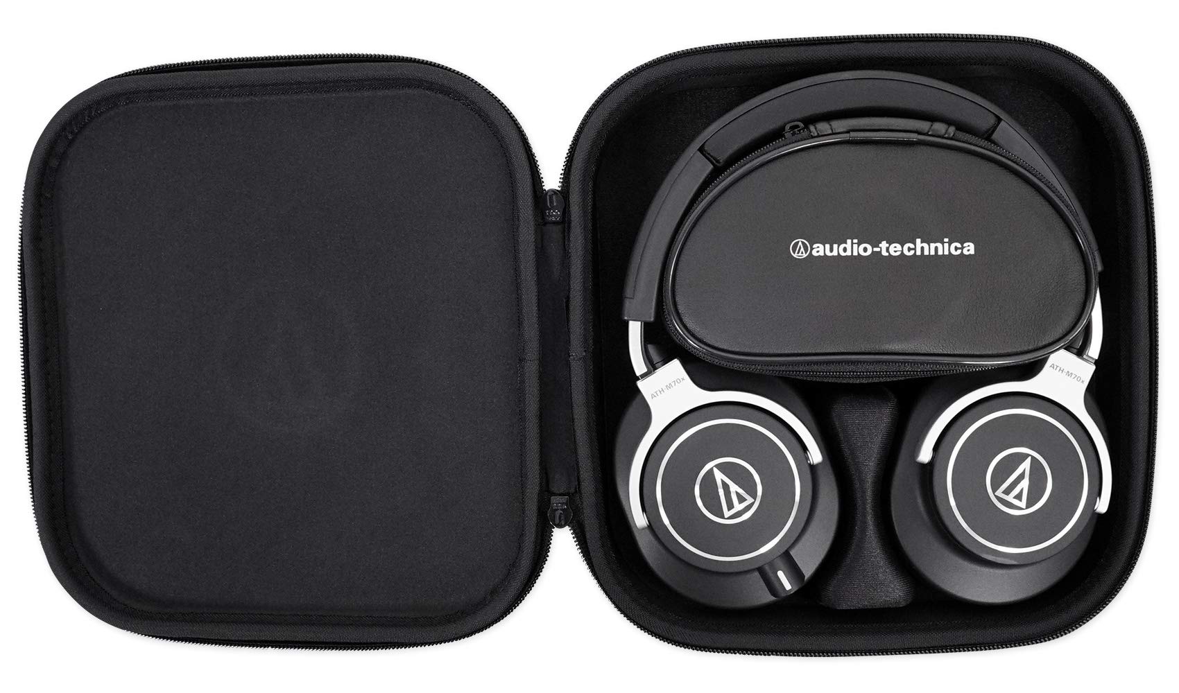 Audio-Technica ATH-M70x Professional Studio Monitor Headphones with Tube Headphone Amp Bundle - Closed-Back Design for Music Production, DJing & Audio Mixing - Perfect for Home Studios & Professional Recording Sessions