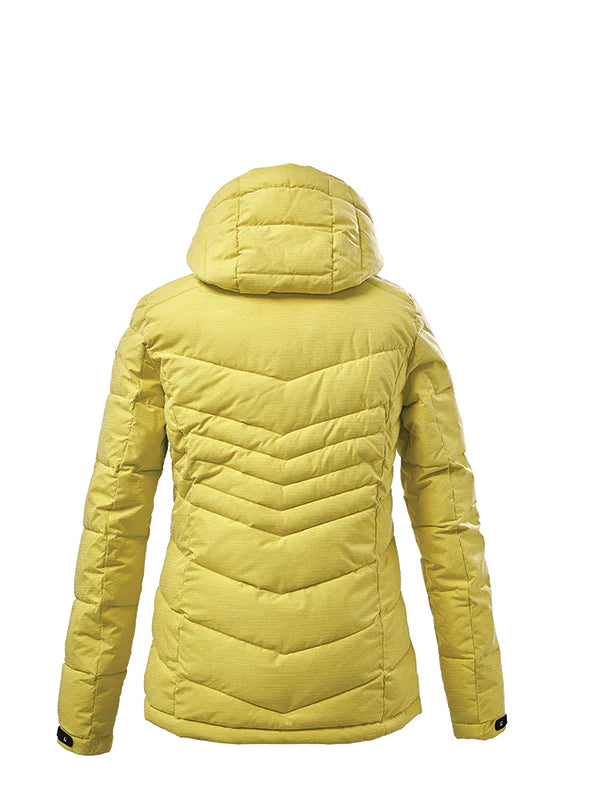Women's Killtec Quilted Down Jacket - Lightweight Warm Winter Coat for Outdoor Activities, Hiking & Travel