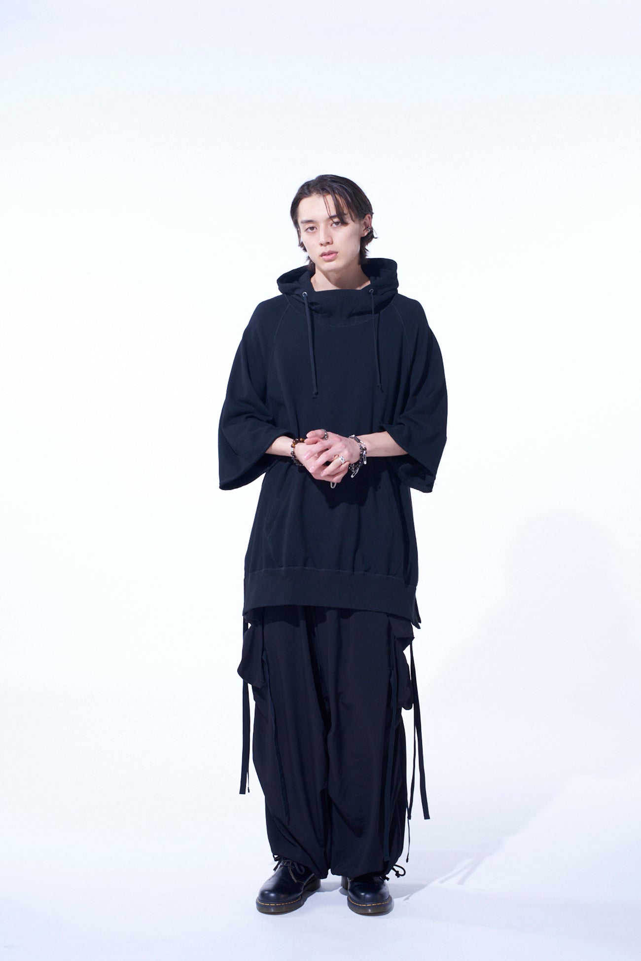 Breathable Cotton Gauze Short Sleeve Hoodie with Side Zippers - Casual Oversized Pullover for Summer Outdoor Activities & Lounge Wear