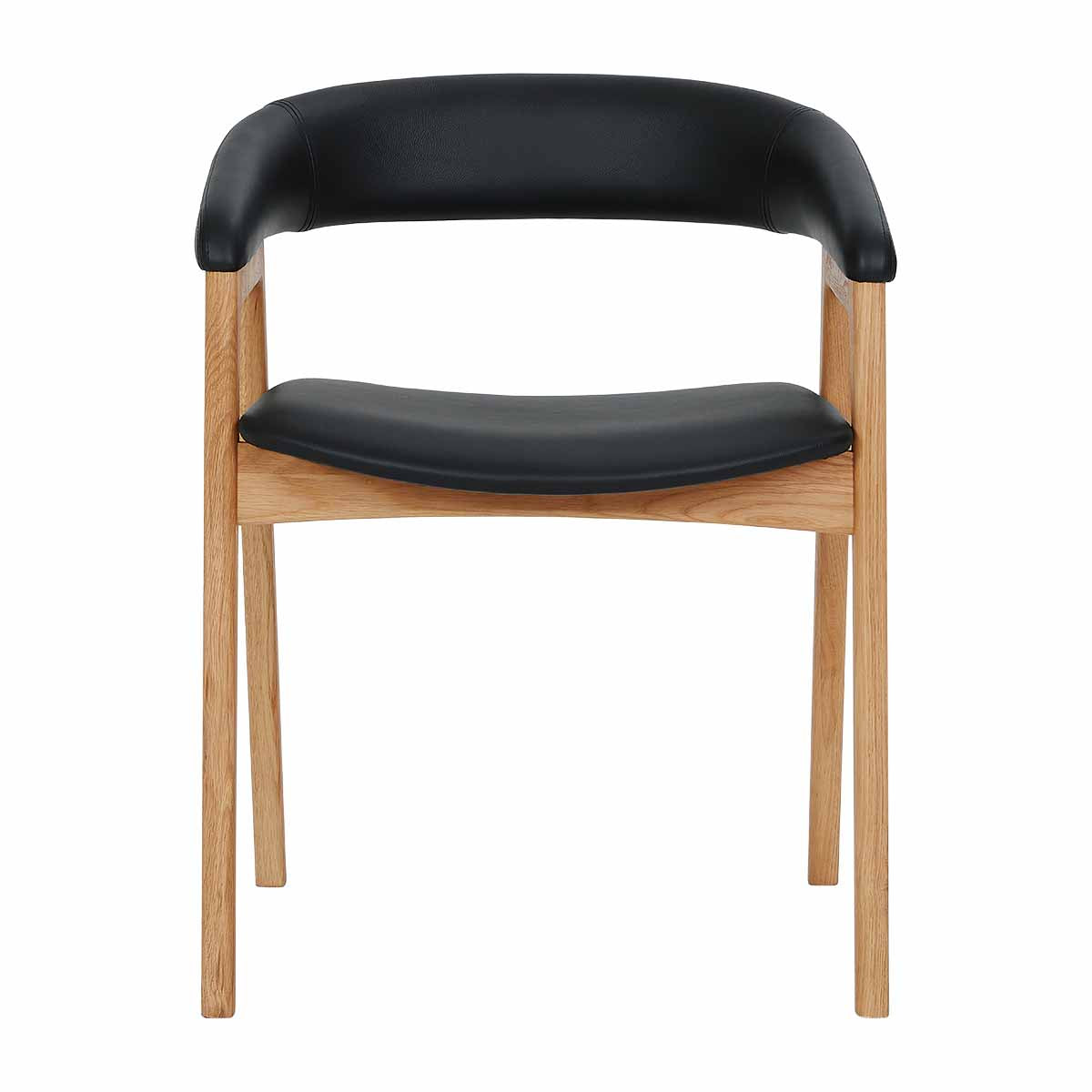Concorde Leather Dining Arm Chair - Premium Genuine Leather Upholstered Dining Room Chair for Kitchen, Dining Table, and Home Decor - Comfortable & Stylish Seating for Family Meals and Entertaining Guests