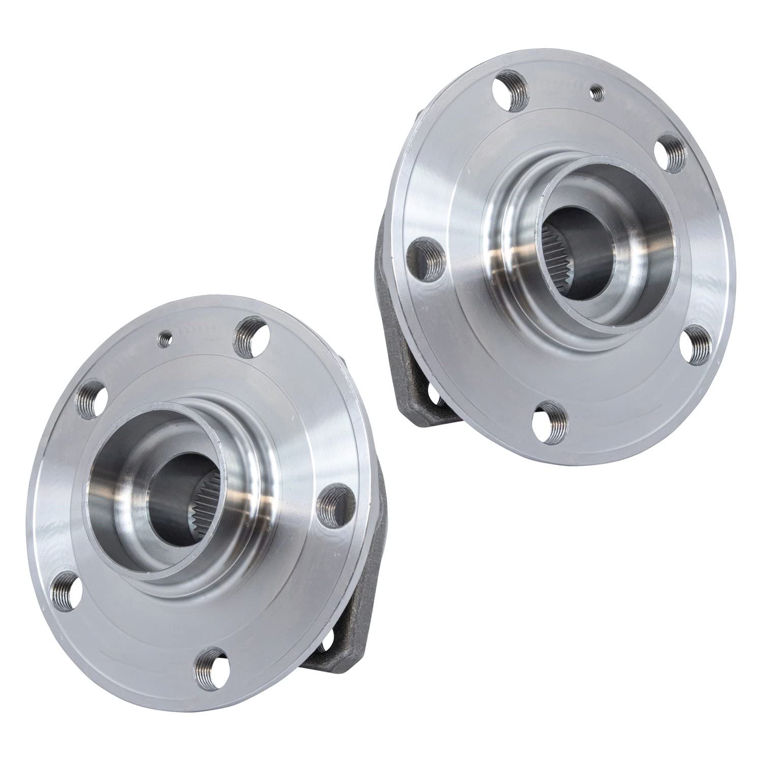 TRQ Front & Rear Wheel Bearing Hub Assembly Set - Left & Right Pair Compatible with VW Audi A3 A4 A5 Q3 Q5 (Perfect for DIY Repairs & Off-Road Adventures)