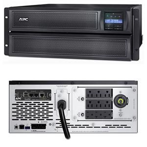 APC SMX2000LVNC Smart-UPS X 2000VA UPS Battery Backup - Rack/Tower LCD Display, 100-127V Input with Network Card - Ideal for Server Rooms, Data Centers & Home Office Power Protection